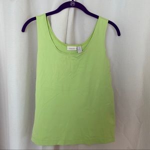 Vintage Slime Green Y2K Tank Top